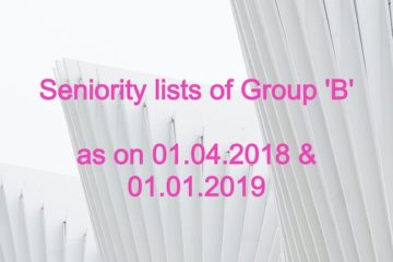 Seniority lists