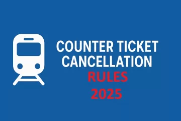 Counter Ticket Cancellation Rules 2025