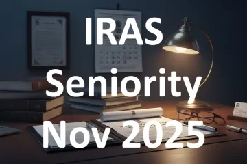 Seniority list of IRAS officers - update as of Nov 2025
